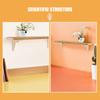 1Set Decorative Wall Shelf Brackets Triangular Wood Corbels Support for Kitchen Bathroom Living Room Floating Shelf Brackets