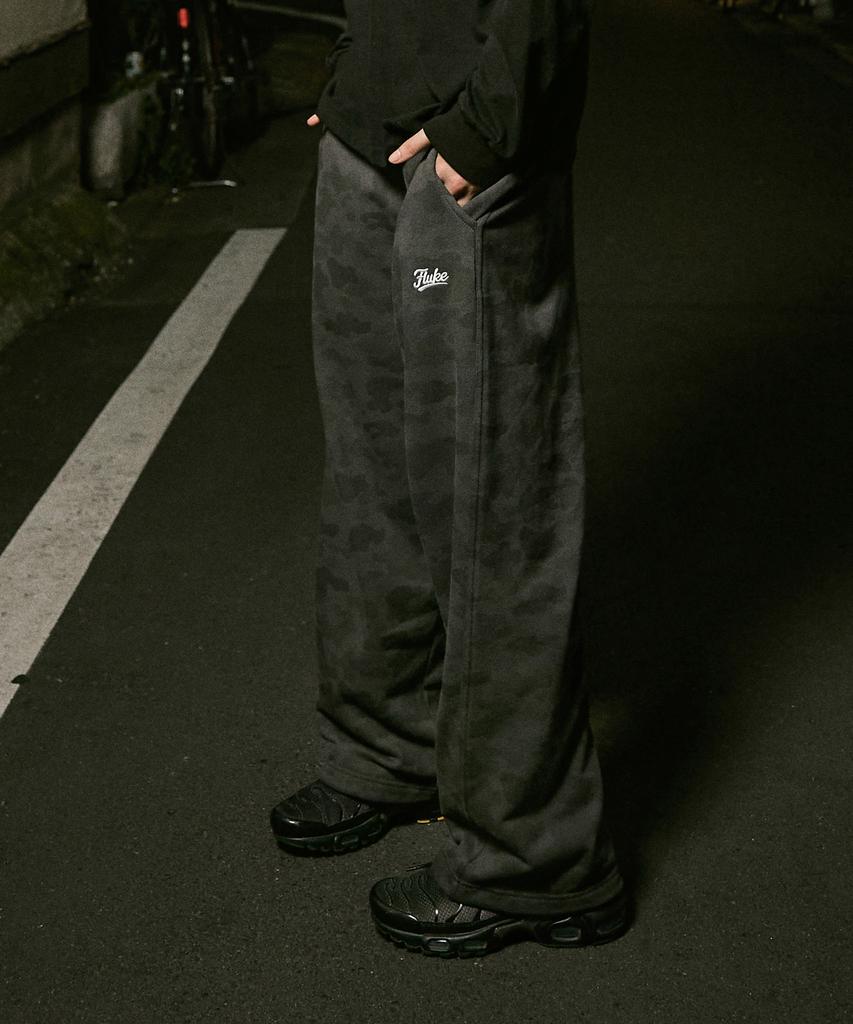 Peullukeu Urban Core Crew Camo Signature Logo Sweatpants Black Ftp208-Z