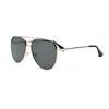 New Vintage Metal Sunglasses Men Retro Trendy Black Shades UV400 Protection for Driving Fishing Fashion Eyewear