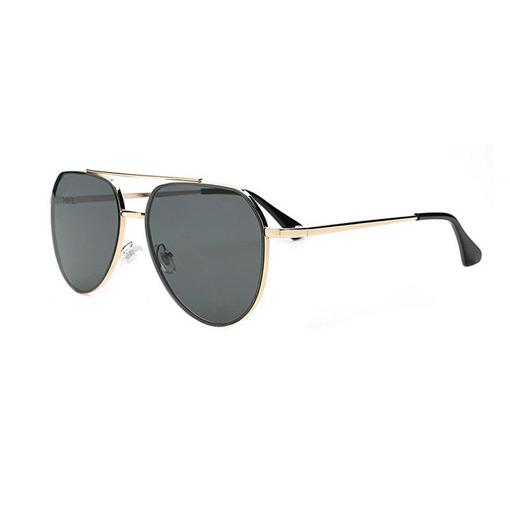 New Vintage Metal Sunglasses Men Retro Trendy Black Shades UV400 Protection for Driving Fishing Fashion Eyewear