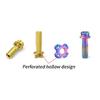 Reliability Titaniums Front Derailleur Bolts Suit Bicycles Front Rear Derailleur for Front Derailleur Bicycles Component