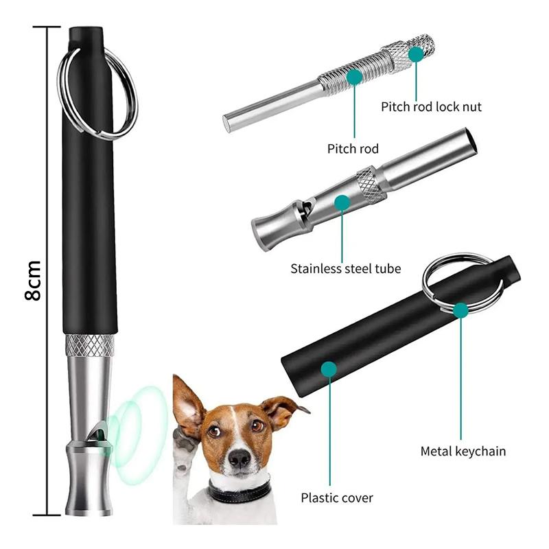 Pet Dog Whistle Puppy Training Obedience Ultrasonic Supersonic Sound Repeller Pitch Stop Barking Quiet Whistles for Dogs & Cats