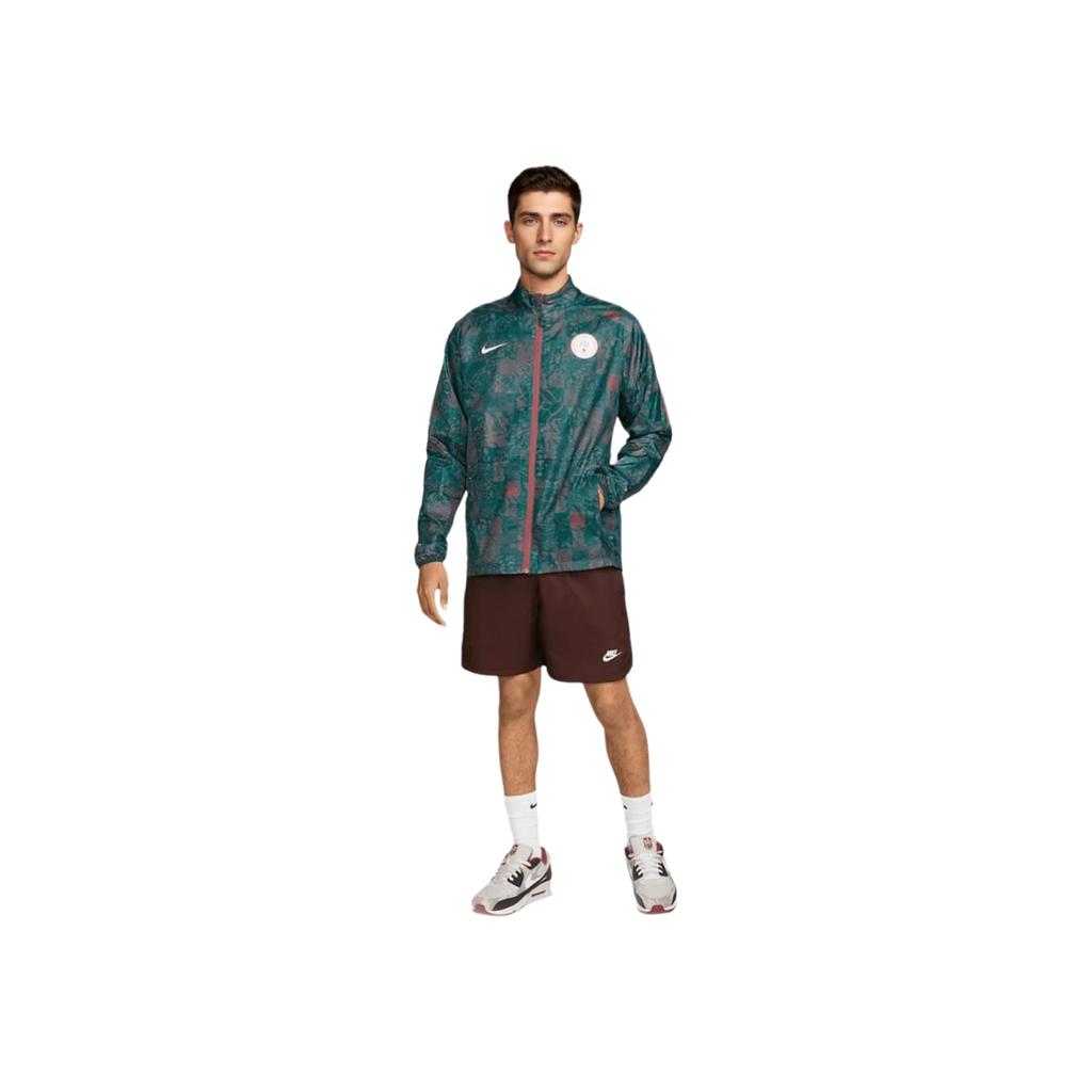 Nike Dri-Fit Academy Swoosh Nigeria 2023 Fashion Comfortable Versatile Jacket Men Jacket Deep-Teal Canyon-Rust White DV2052-393