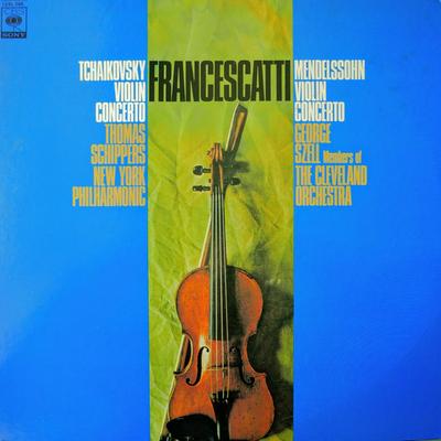 LP Record ZINO FRANCESCATTI GEORGE SZELL ME  Mendelssohn Violin Concerto  Tcha 13AC288 CBS SONY 1977 Japan Classical Used