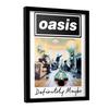 Poster incorniciato degli Oasis Definitely Maybe
