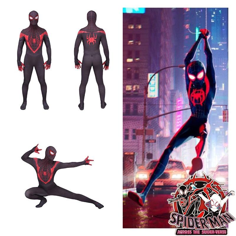 Spider-man Across The Spider-verse Kostüm Für Ps5 Miles Morales Schwarzer Body