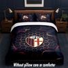Bologna FC Design Bed Bedding Set 1 Duvet Cover + 2 Pillowcases Soft Breathable Household Bed Linens