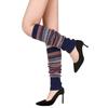 Winter Women's Long Leg Warmers, Boho Boot Warmers, Cozy Knitted Accessories for Cold Seasons.