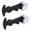 2PCS T Handle Hasp Rubber Hood Catch Draw Latch for Cooler Boat Compartment Cargo Automotive Truck Tool Box
