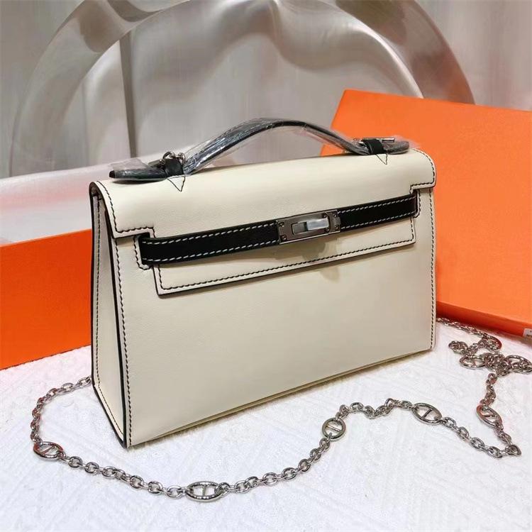 Generation swift erste Schicht Rindsleder Tasche Mini-Kupplungstasche Abendtasche 2023 Kette Umhängetasche