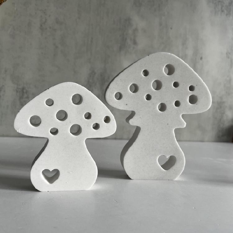 Silicone Mold Mushroom Shape Candle Molds Soap Making Molds 3D Resin Molds Home Decors Craft Molds Silicone Texture