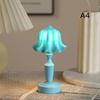 1Pcs Mini Dollhouse Retro Flower Lamp Creative Lily Of The Valley Lotus LED Night Light for DIY Fairy Garden Ornaments