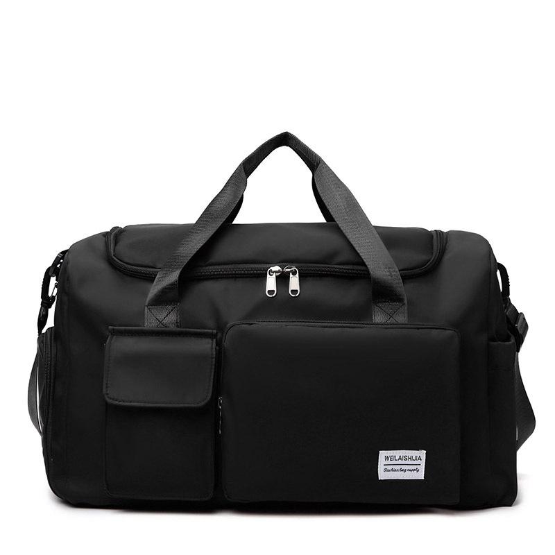 

Дорожная сумка Влажная и сухая разделительная сумка для занятий йогой и фитнесом чёрный