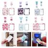 Cute Cartoon Id Card Holder With Retractable Lanyard For Work, School, And Travel