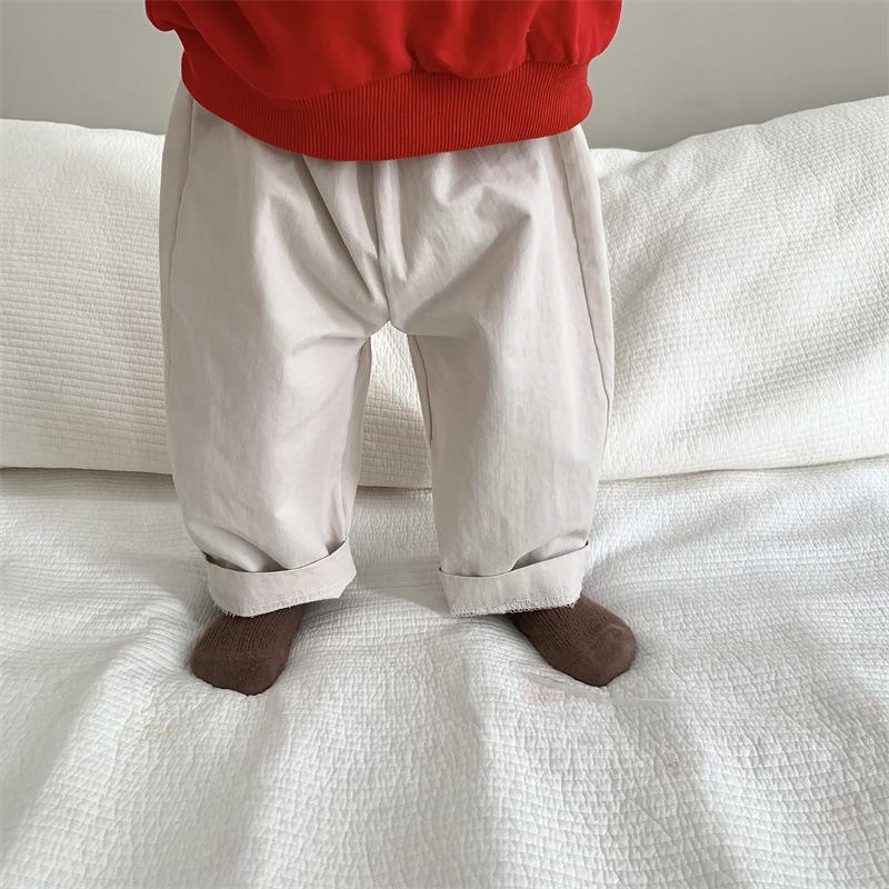 

Осенний комплект толстовки с длинным рукавом и принтом в корейском стиле для мальчиков - Детская одежда из двух предметов 100cm