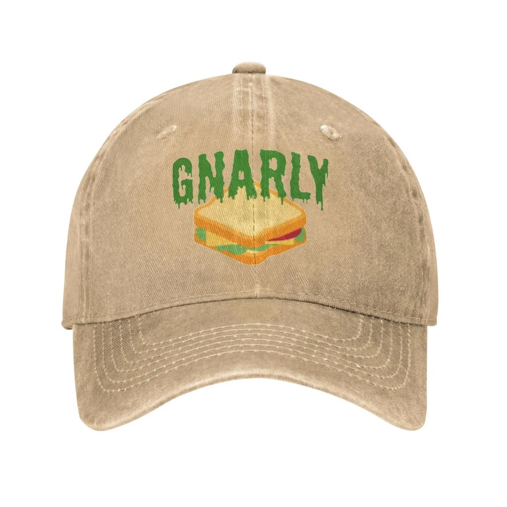 Gnarly  Baseball Cap Sun  Outdoor Sport Wholesale Washed Trucker Hat Unisex Unisex Casual Design Snapback Cap