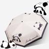 Fully Automatic Umbrella, Cute Panda, Sun Umbrella, Sun Protection, UV Protection, Compact, Portable, Sunny Umbrella