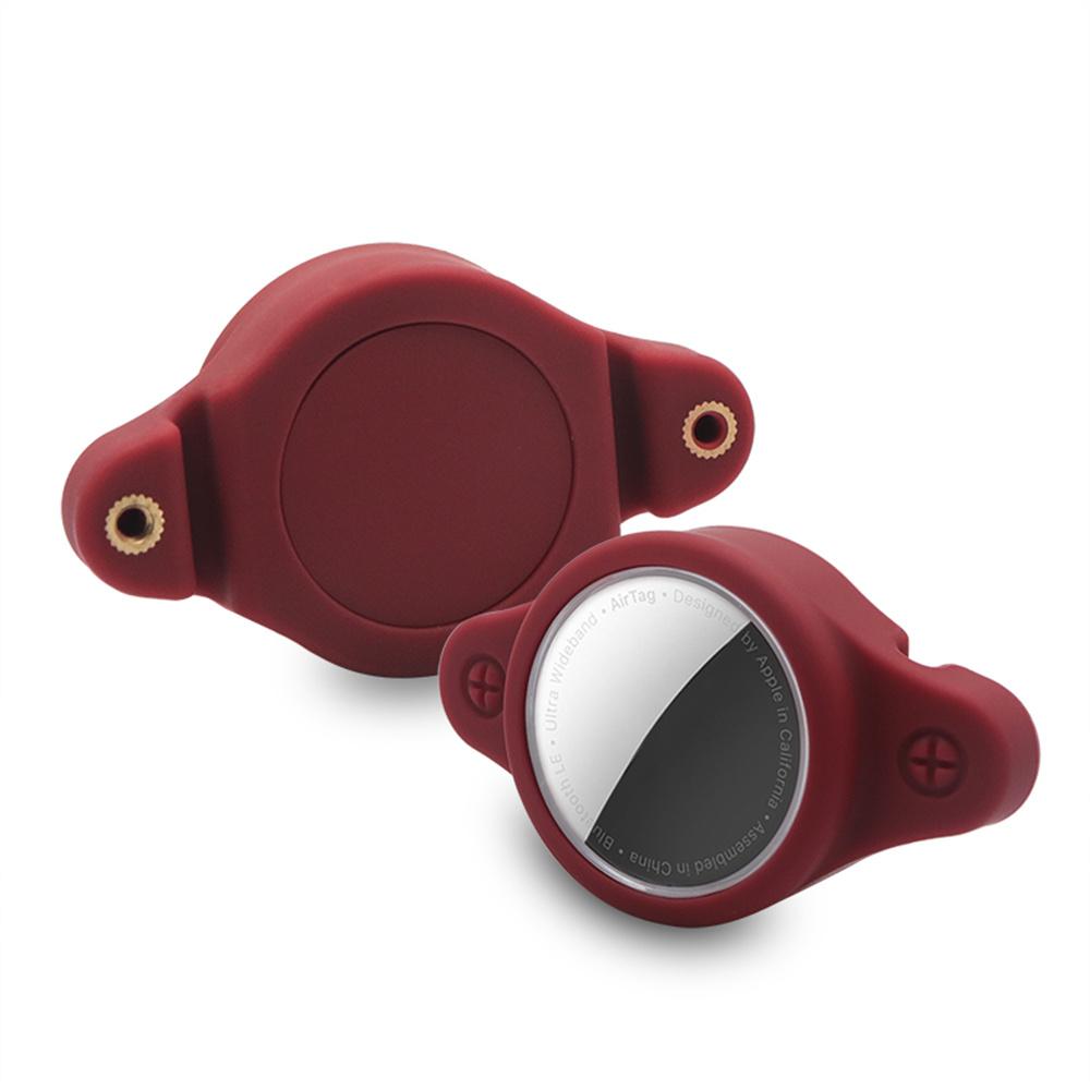 For Apple AirTag Silicone Protective Case Waterproof Cover Pet Collar Smart Tracker Holder