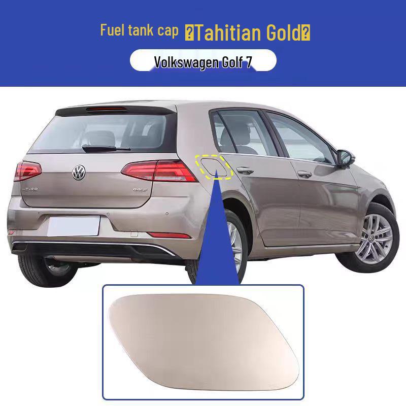 5G0809909 Fuel Filler Cap Compatible with Golf 7/7.5 - Fuel Tank Outer Cover, Gasoline Tank Door