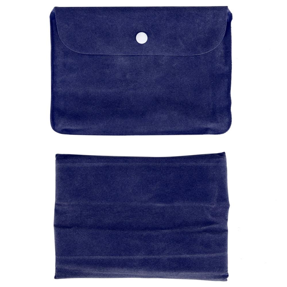 

2 Pcs Durable PVC Inflatable Pillow Leakage Prevention Portable Folding Pillow Outdoor Pillow Hiking темно-синий