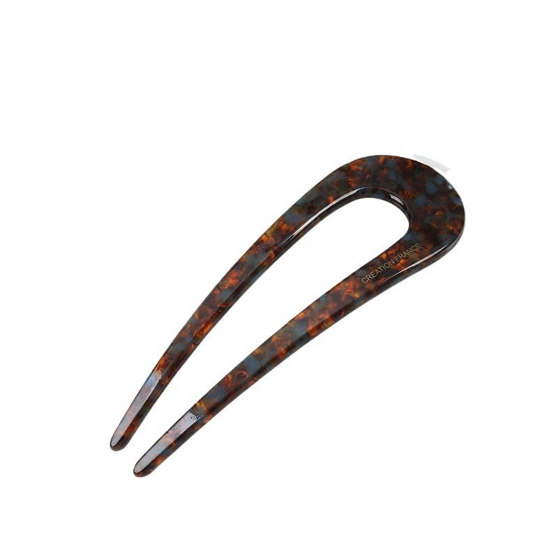 U-Shaped Hairpin Female High-End Sense Antique New Chinese Disc Hair Hairpin Headgear Simple Modern Daily Hairpin