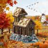 MOC Viking Village Expansion Storage Hut Building Blocks Model Medieval Storage Hut Architecture Bricks Assemble Toys Kids Gifts