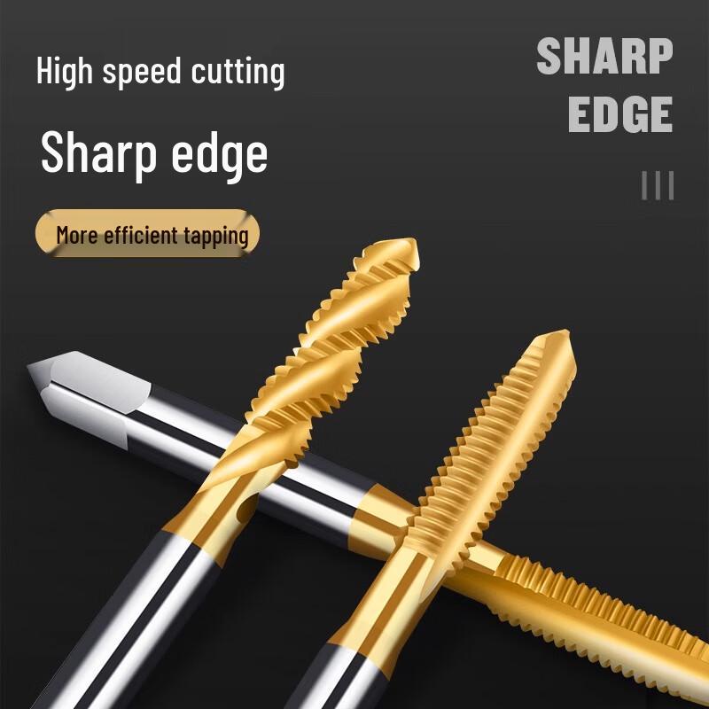 Jiyue Titanium Coated Cobalt HSS Spiral Machine Tap