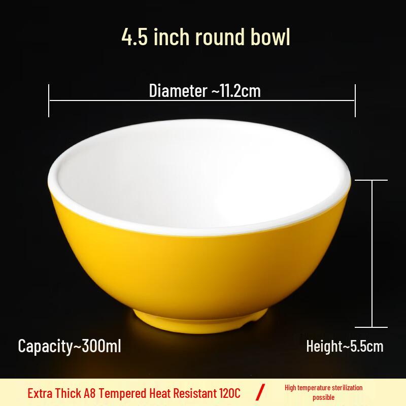 Durable Melamine Round Bowl