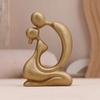 Kissing Couple Statue, Modern Abstract Lover Figurine, Resin Romantic Couple Sculpture for Home, Office, Desktop, Bookshelf, Wedding Decor