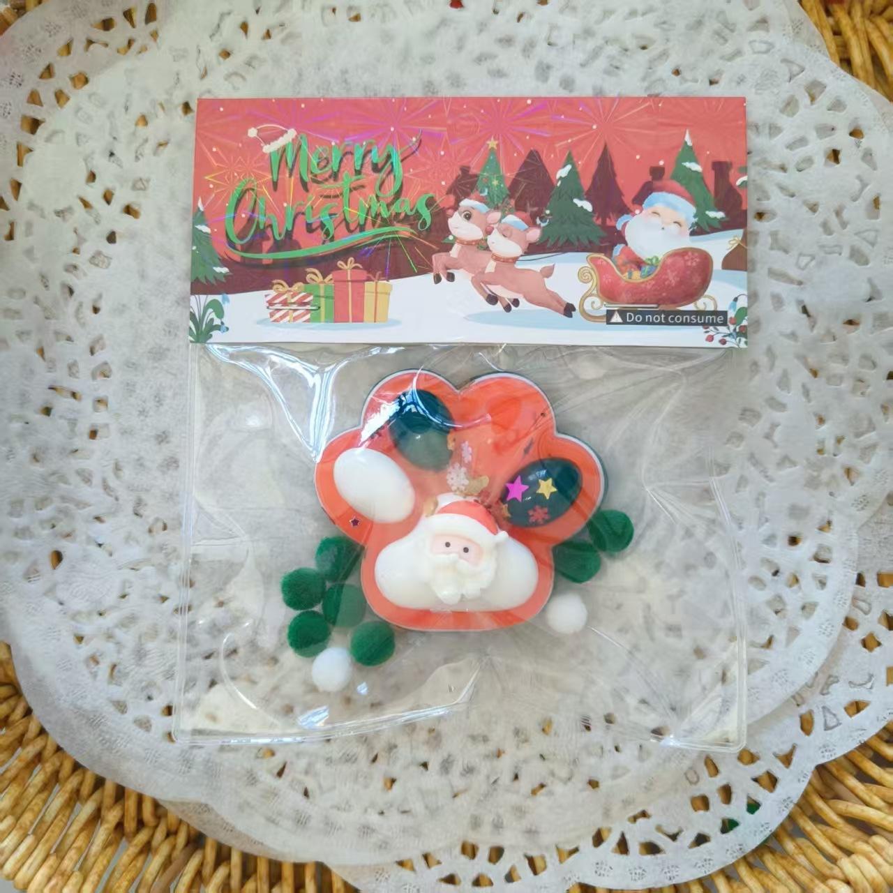 

1Pcs Christmas Series Cat Claws Squeeze Toys Pinch Cat Claw Stress Relief Venting Toys Fun Decompression Toys Halloween Gifts