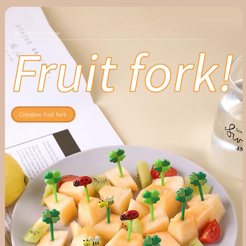 

PDTO Animal Food Picks для детей Fun Bento Picks Симпатичные мультяшные фруктовые зубочистки