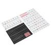Piano Keyboard Stickers for 88/61/54/49 Key Self Adhesive Removable Piano Keyboard Letters for Begin