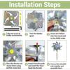 2026 10pcs Bird Repellent Windmill, Bird Repeller, Bird Repeller Windmill, Bird Rep