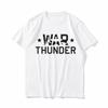 War Thunder 2025new style T-shirt Summer 100%Cotton short sleeve Graphic Printing Round Neck T-shirt Comfortable camiseta hombre