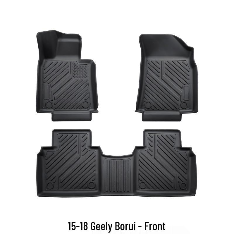 TPE Eco-Friendly Floor Mats for 2015-2018 Geely Borui Interior Modification