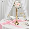 10Pcs Gold Candle Holders, European Iron Candle Stand, Elegant Candelabra, Tabletop Centerpiece for Wedding, Party, Home Decor