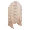 Double Sided Wood Jewelry Display Stand Stylish Wood Display Rack Table Organization Stand For Earrings And Small Items