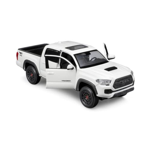 Maisto 1/27 Scale Toyota 2023 Tacoma TRD TRO White / Diecast Model Car, Finished Product, 32909 WT