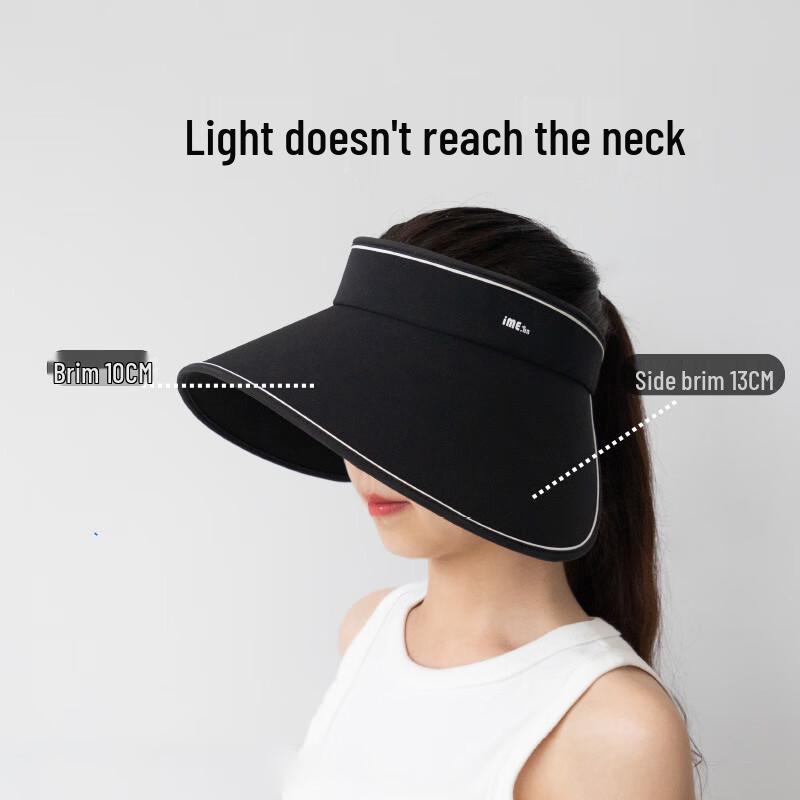 Women's Wide Brim UV Protection Cycling Visor Hat