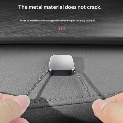 Mini Metal Car Hook Front Car Multi Functional Storage Small Hook Hidden Car Hooks Multi-Purpose Car Household Hooks Accessories