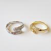 925 Sterling Silver Irregular Zircon Stackable Open Rings For Women Wedding Jewelry Accessories Prevent Allergy Money 925
