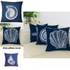 Canvas Ocean Series Throw Pillow Cover With 45cm For Home Decor And Lounge