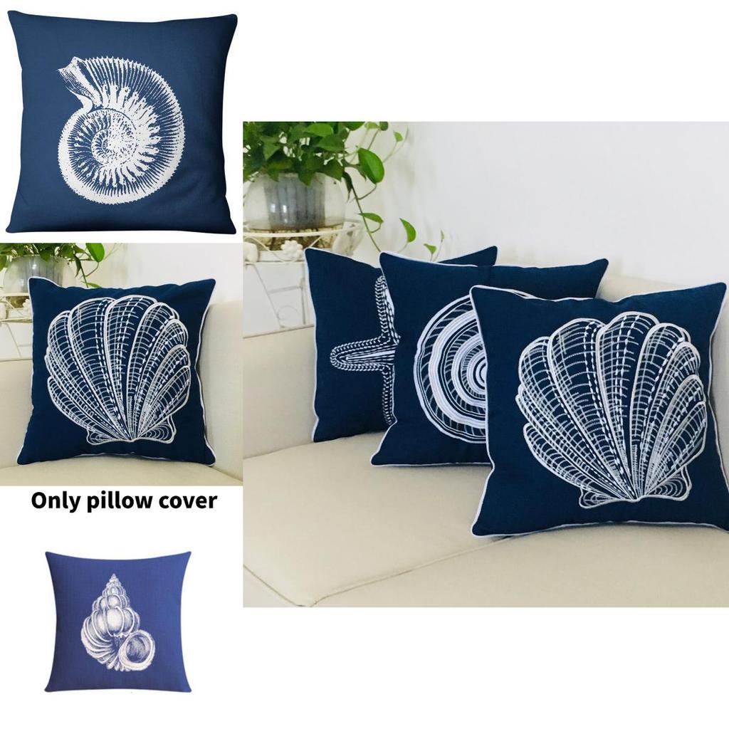 Canvas Ocean Series Throw Pillow Cover With 45cm For Home Decor And Lounge