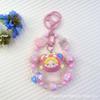 Flocking Wizard Cute Grain Mobile Phone Chain Keychain Bag Doll Pendant Accessories