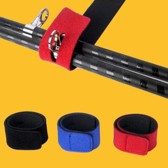 5/10 Buc Suport Cureaua de Legare Lansetă Pescuit Antiderapant Ajustabil Potrivire Universală Ușor de Utilizat Benzi Elastice de Înfășurat Prinderi Lansetă Pescuit