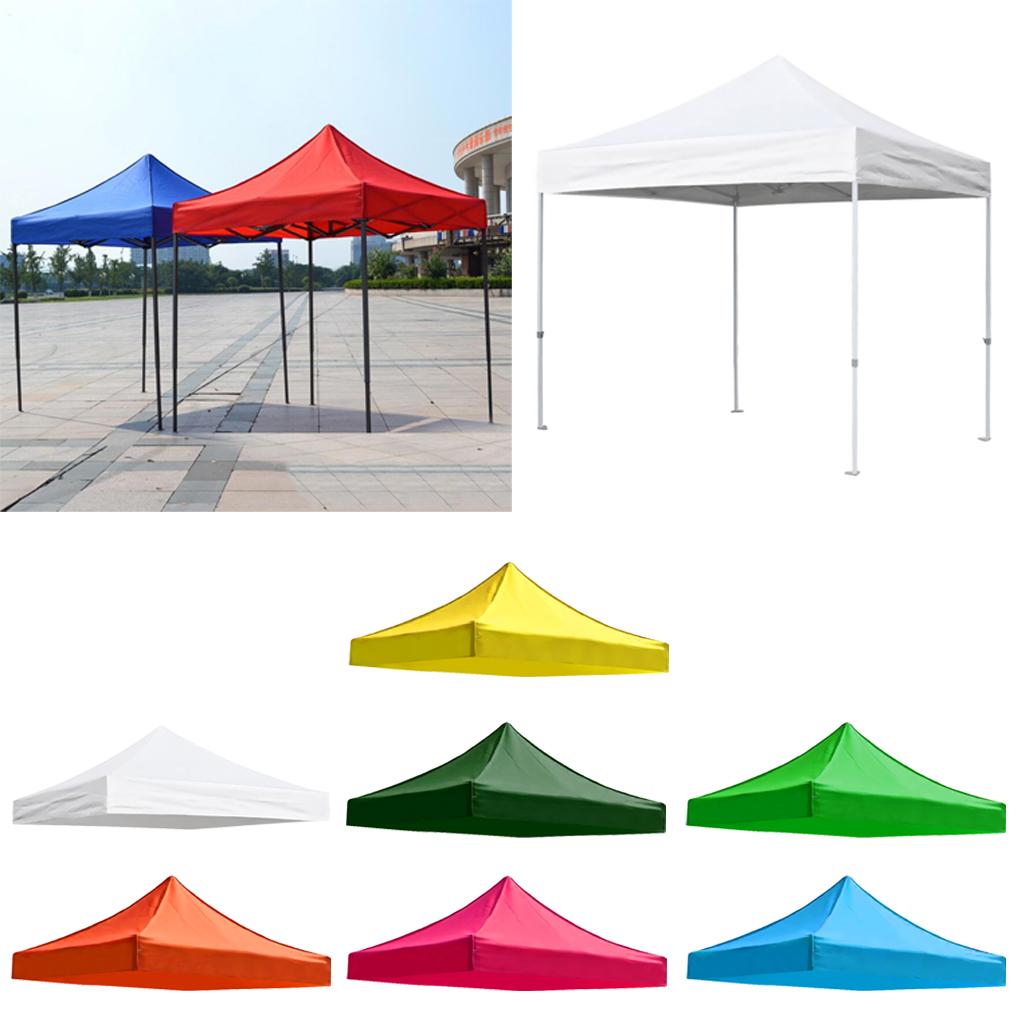 Waterproof Tent Top Cover Outdoor Camping Tent Canopy Top Replacement Cover 420D Oxford Protection Garden Fishing 2.9 X 2.9M
