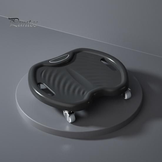Abdominal Crunching Wheel Use Mute Strong Load-bearing Ergonomic Rotatable Gear Roller Tray Fitness Sliding for Home Workout