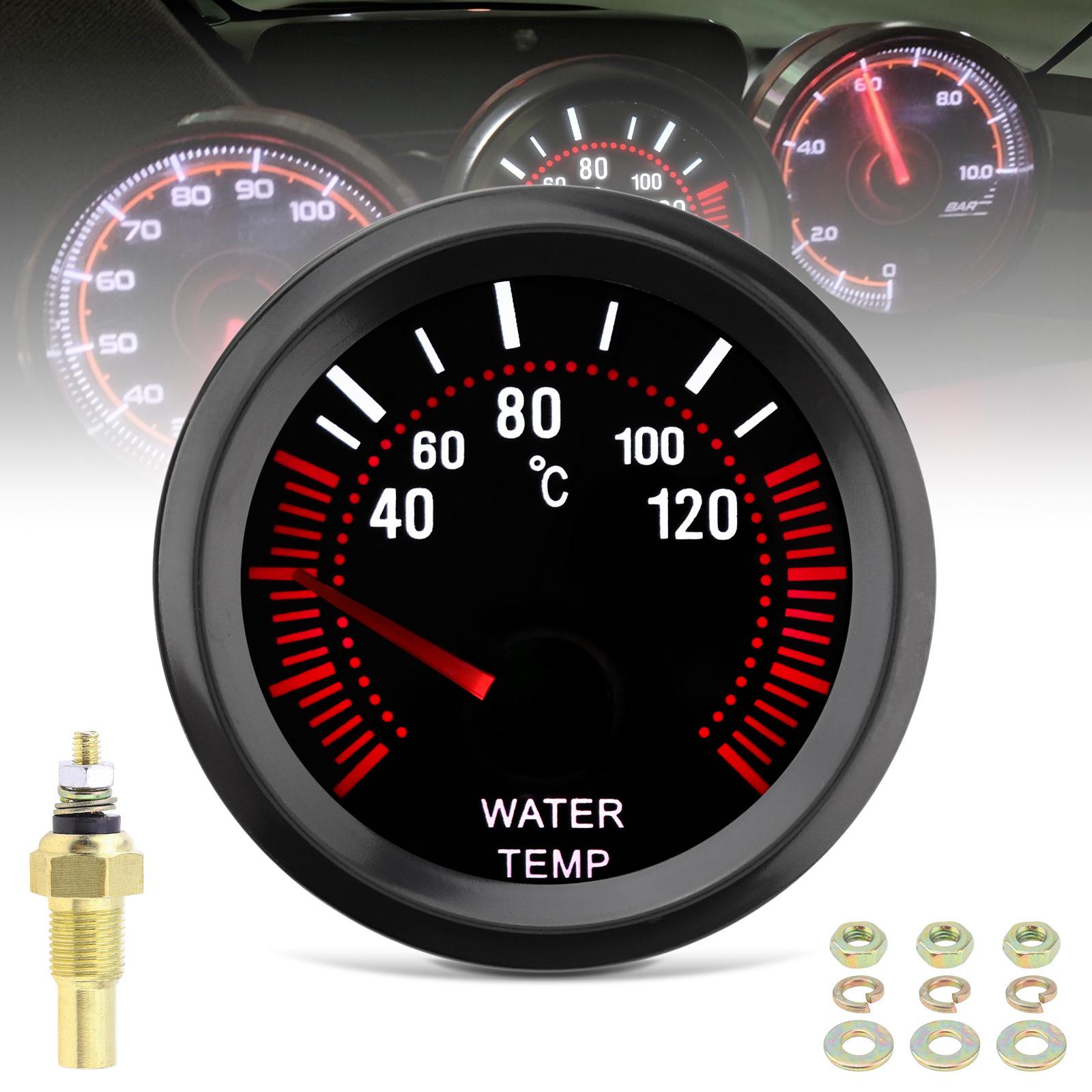 

Универсальный 52 мм 12 В Автомобильный датчик температуры воды 40 - 120 градусов Цельсия Указатель температуры воды для автомобиля / лодки / грузовика / квадроцикла с датчиком температуры
