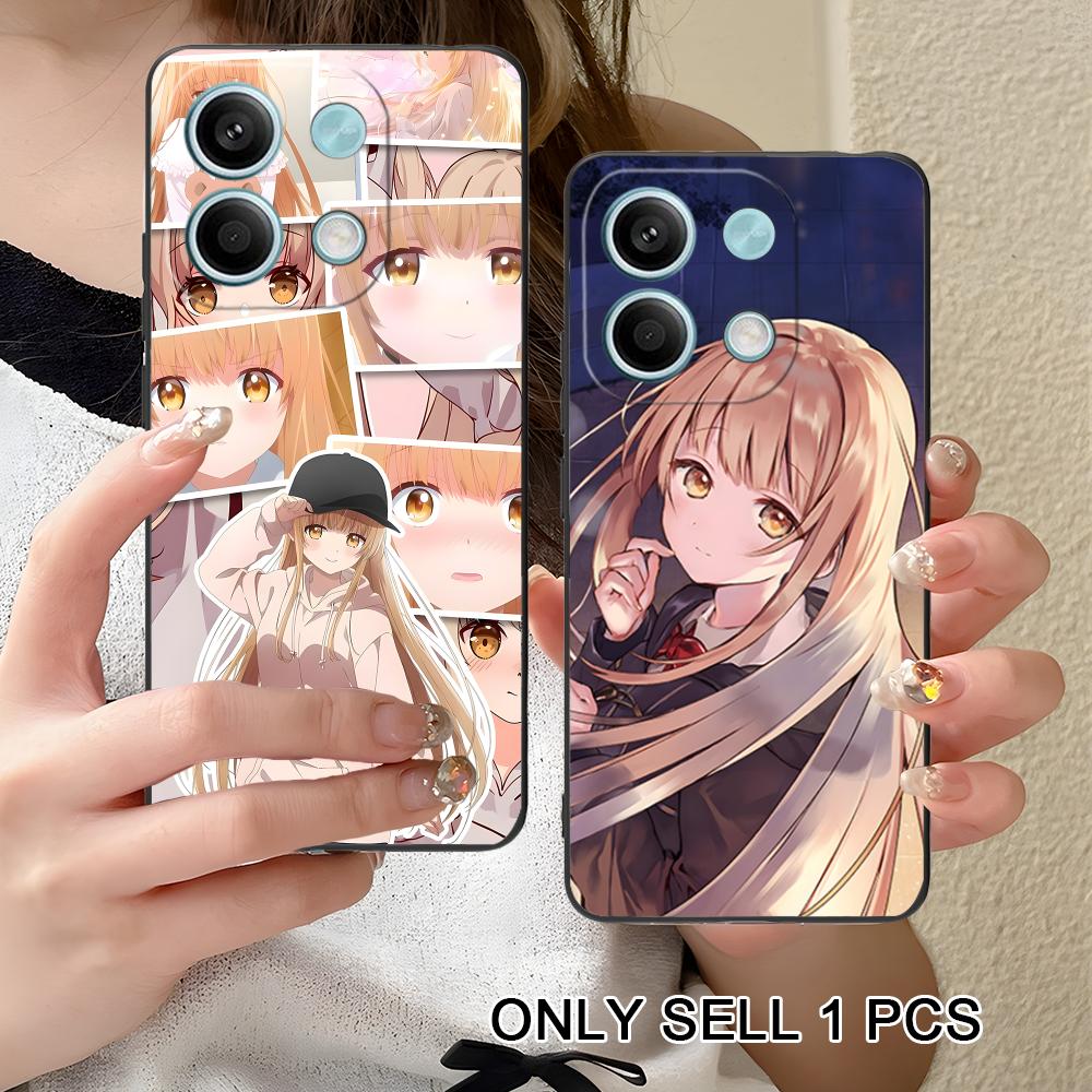 Angel Mahiru Shina Phone Case for Xiaomi Redmi Note 14 13 12 11 S Pro Plus 4G 5G Soft TPU Shockproof Cover