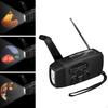 Hand Crank Emergency Solar Radio LED Flashlight For